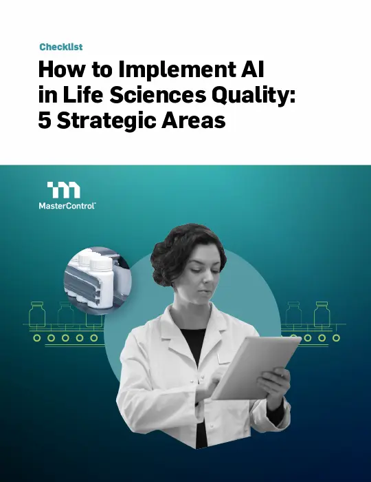 How to Implement AI in Life Sciences Quality: 5 Strategic Areas