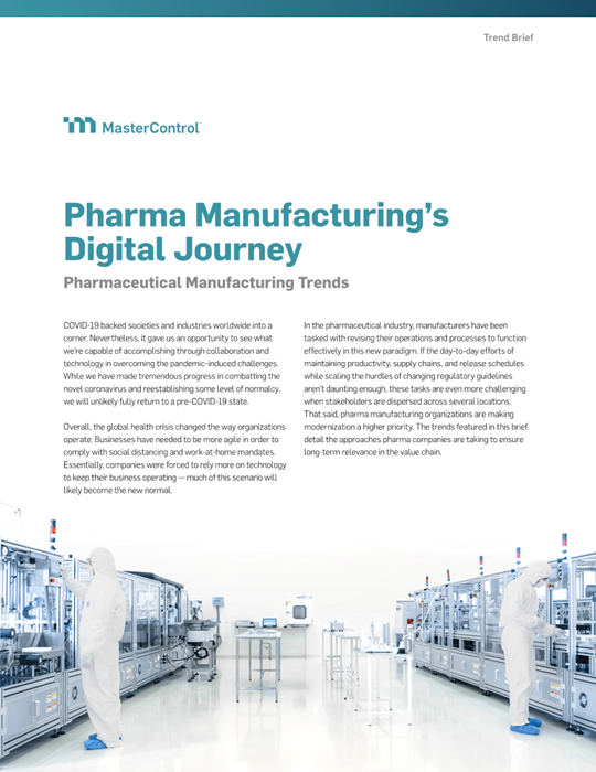 Pharma Manufacturing’s Digital Journey