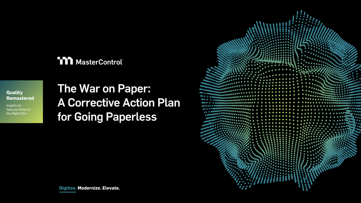 The War on Paper: A Corrective Action Plan for Going Paperless