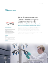 Almac Sciences Accelerates Contract Manufacturing With Electronic Batch Records