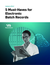 5 Must-Haves for Electronic Batch Records