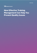 How Effective Training Management Can Help You Prevent Quality Issues