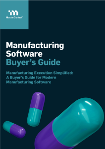 Thumbnail of Manufacturing Software Buyer's Guide