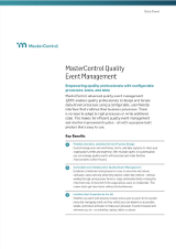 MasterControl Quality Event Management (QEM)