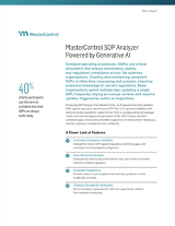 MasterControl SOP Analyzer Powered by Generative AI