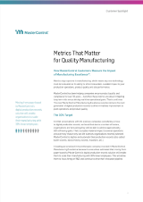 Metrics That Matter For Quality Manufacturing