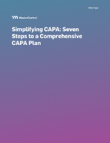 Simplifying CAPA: Seven Steps