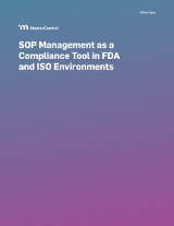 SOP Management as a Compliance Tool in FDA and ISO Environments