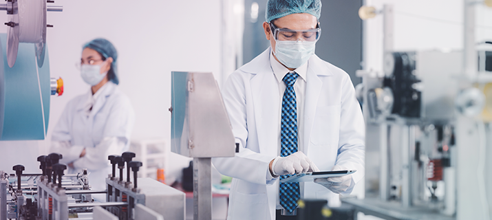 Collect, connect, and contextualize medical device manufacturing data through advanced technologies to leverage digitization.