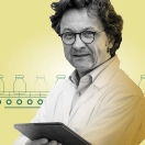 Image of a life science professional holding an electronic logbook.