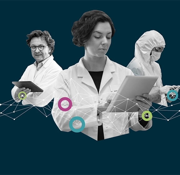 Image of Woman with Tablet